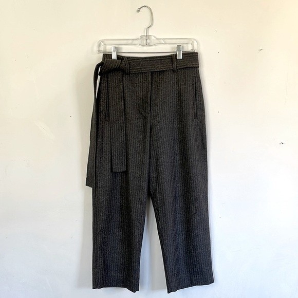 Aritzia Wilfred Wool Cashmere Tie Front Pant Size 2 Grey - Picture 3 of 11